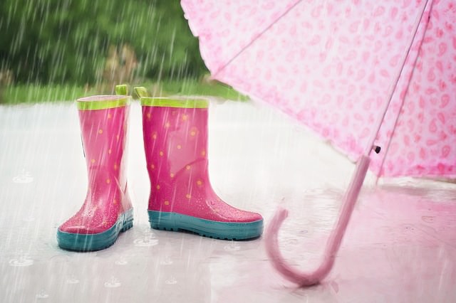梅雨、雨、雨具、傘、雨靴